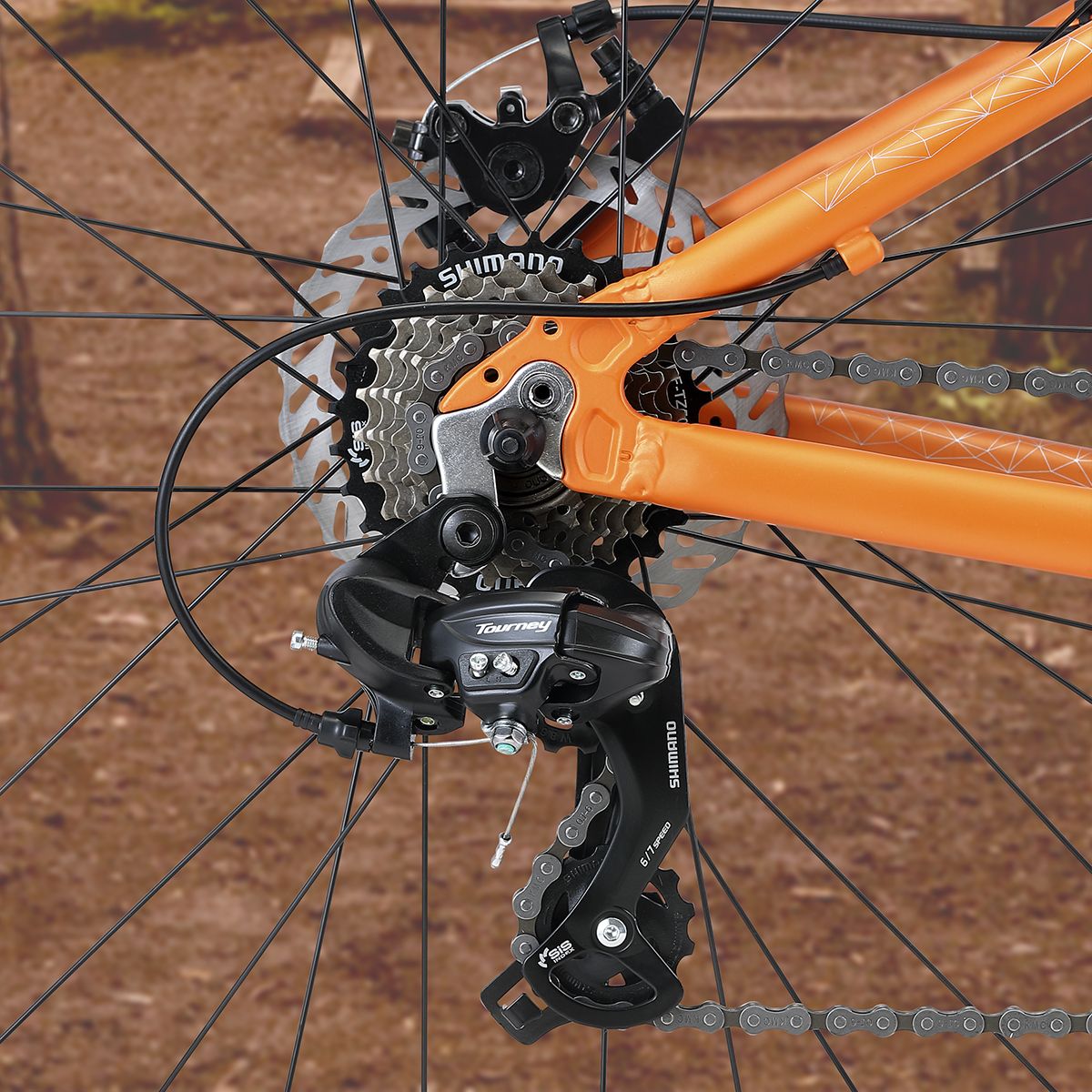 Oxford Bicicleta Aro 27.5 Merak 1 Naranja - Rideshop