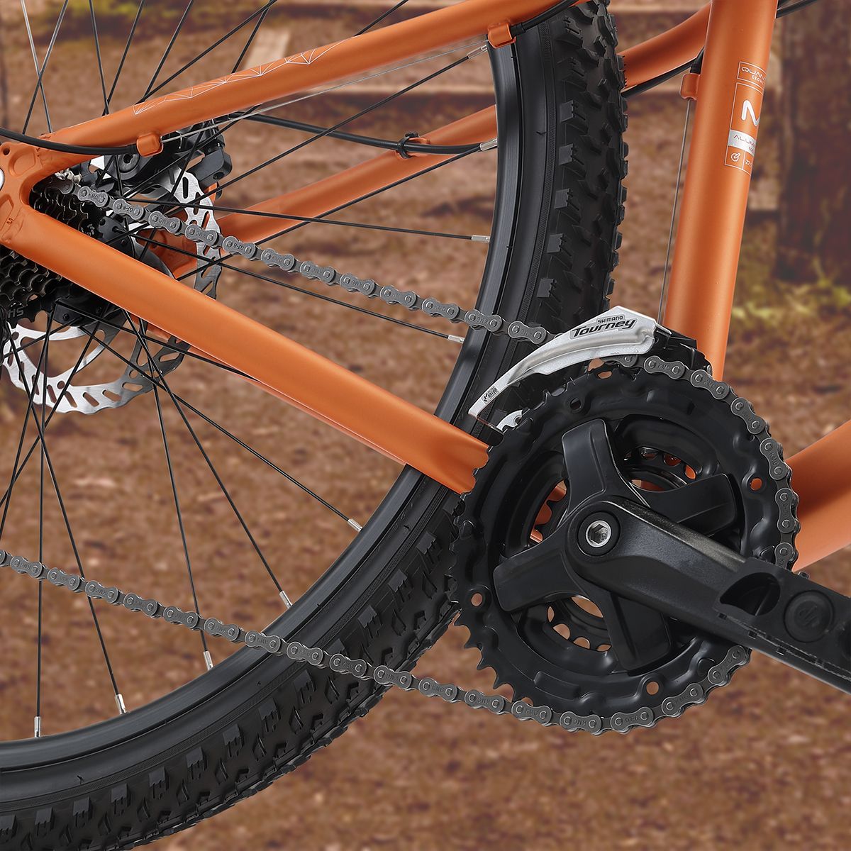 Oxford Bicicleta Aro 27.5 Merak 1 Naranja - Rideshop