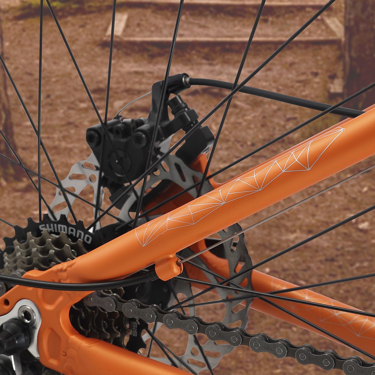 Oxford Bicicleta Aro 27.5 Merak 1 Naranja - Rideshop