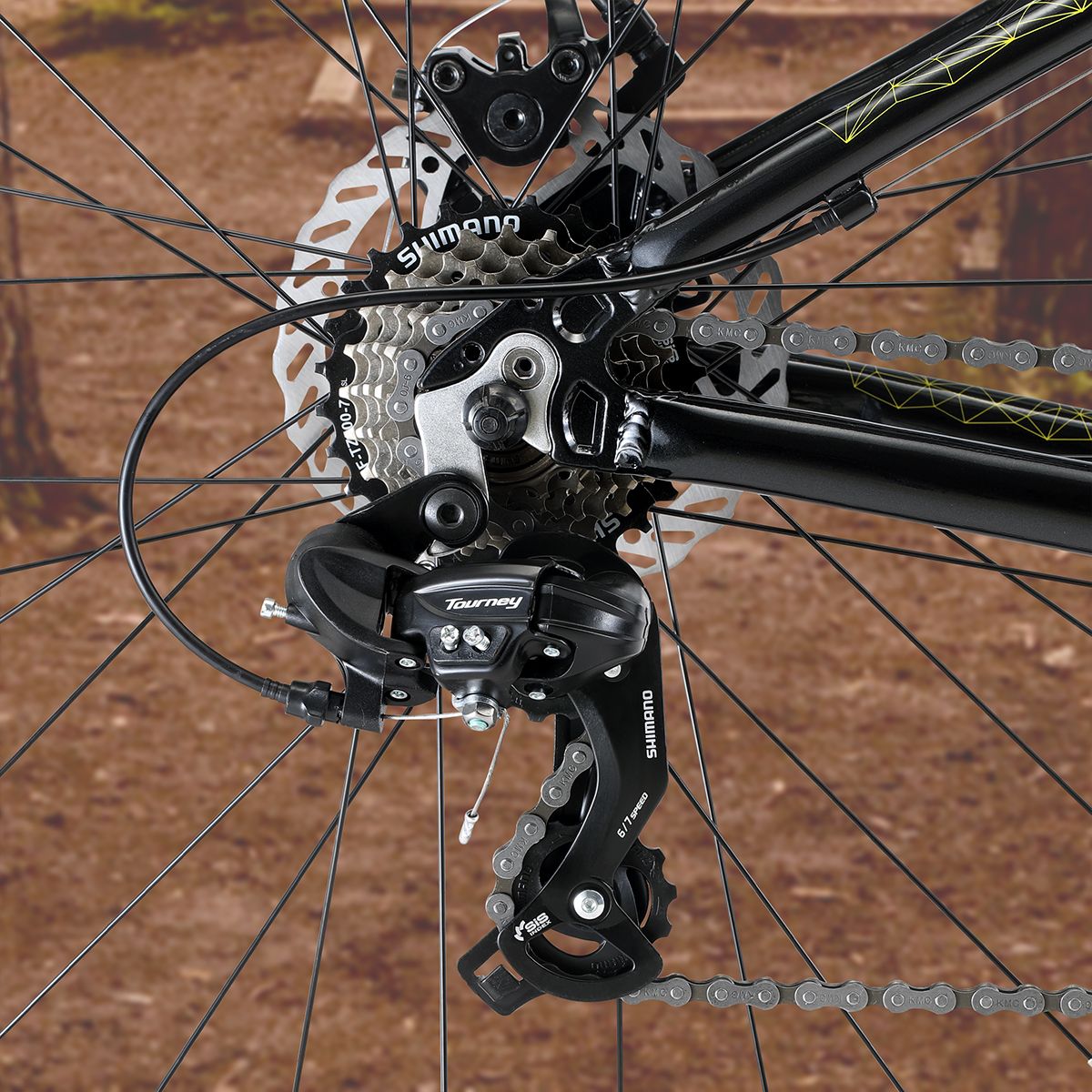 Oxford Bicicleta Aro 27.5 Merak 1 Negra - Rideshop