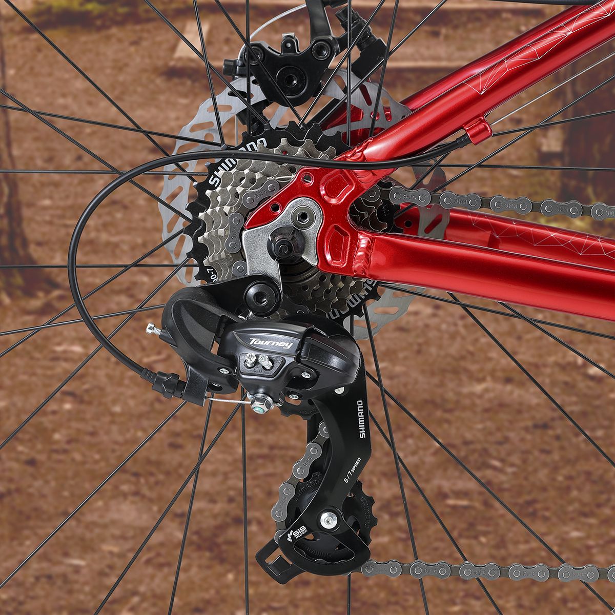 Oxford Bicicleta Aro 27.5 Merak 1 Roja - Rideshop