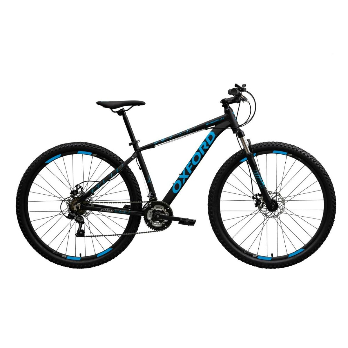 Oxford Bicicleta Aro 29 Emerald 2022 Negro/Celeste - Rideshop