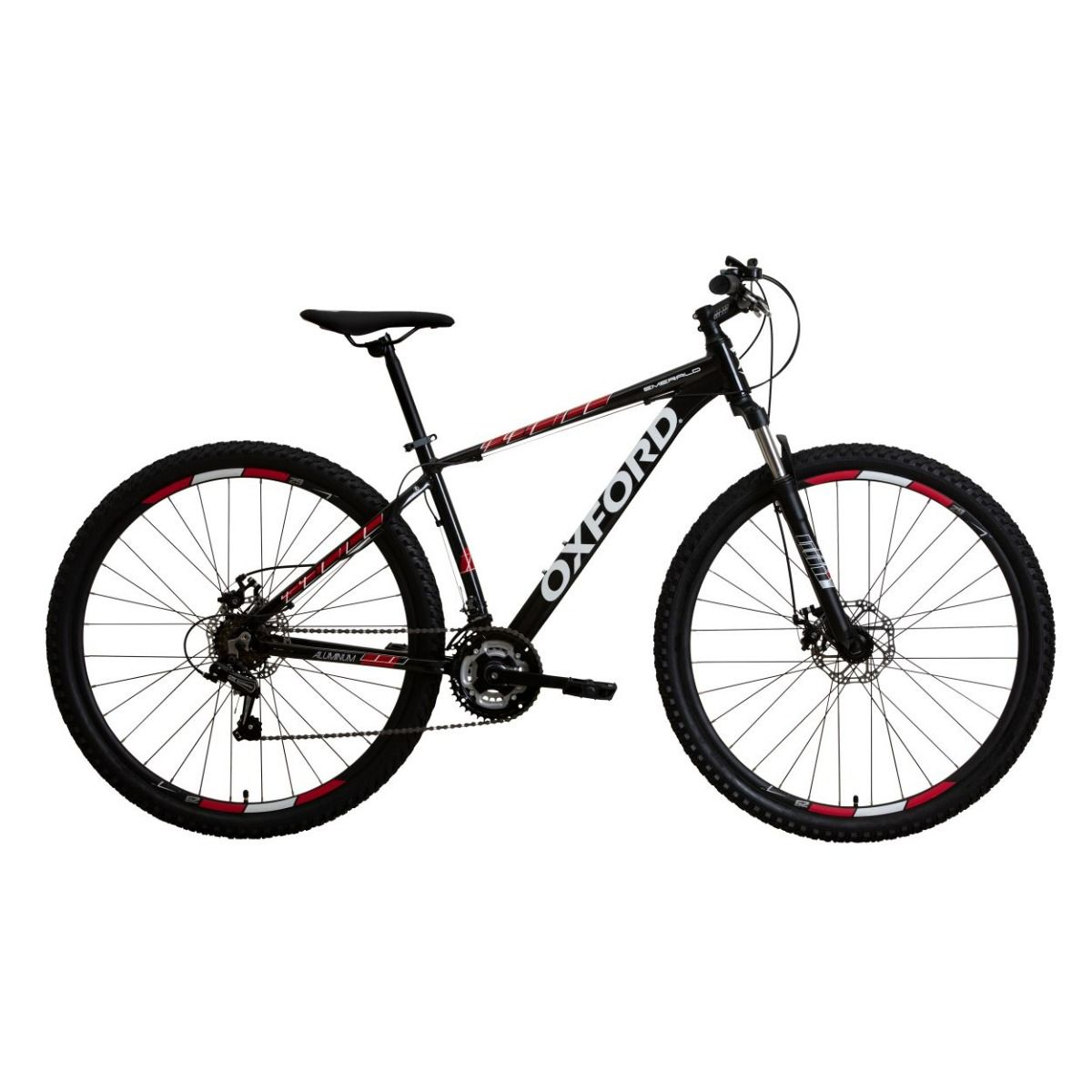 Oxford Bicicleta Aro 29 Emerald 2022 Negro/Rojo - Rideshop