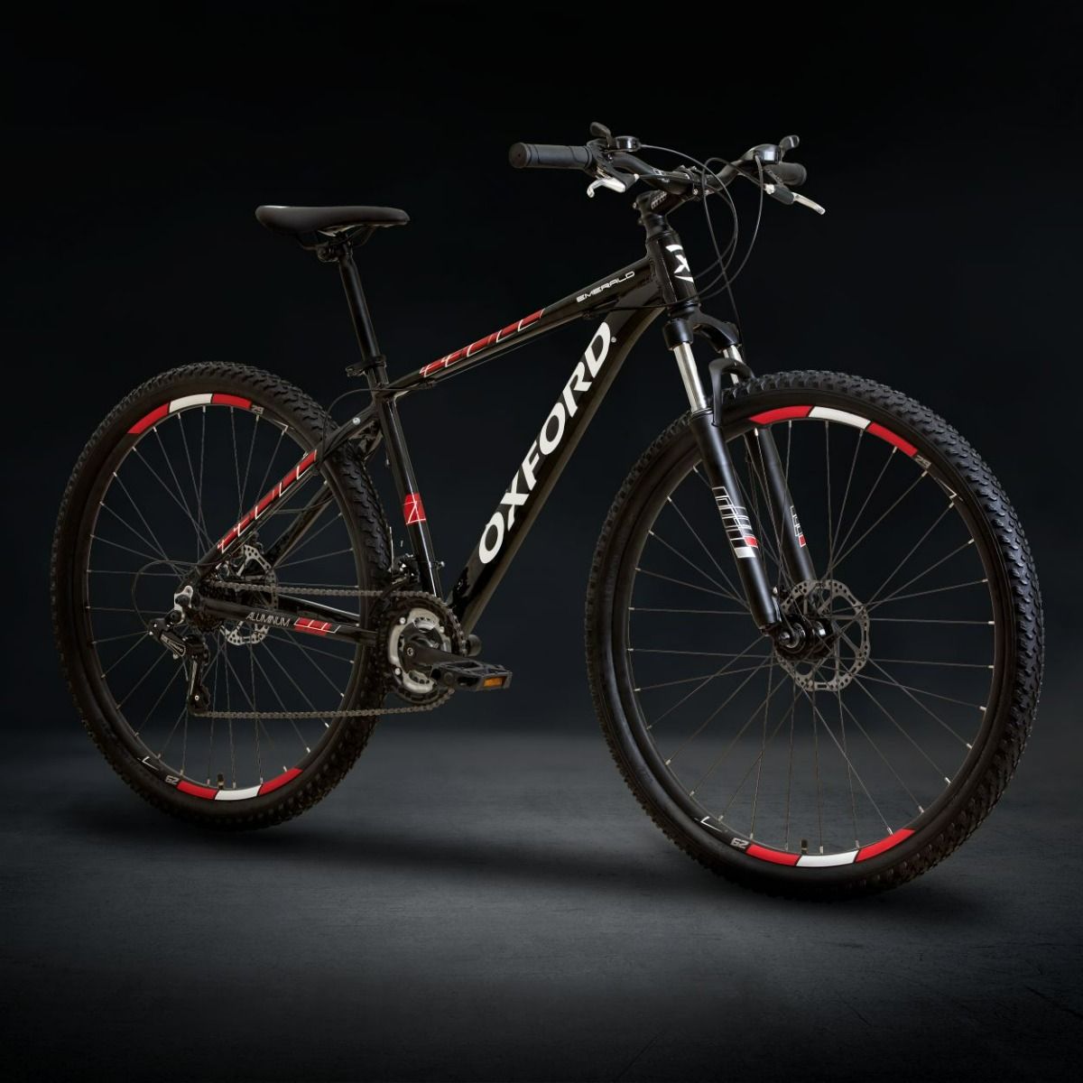 Oxford Bicicleta Aro 29 Emerald 2022 Negro/Rojo - Rideshop