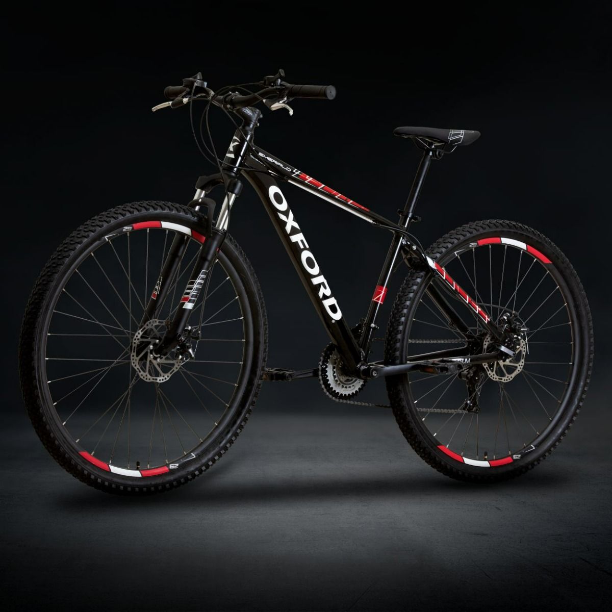 Oxford Bicicleta Aro 29 Emerald 2022 Negro/Rojo - Rideshop