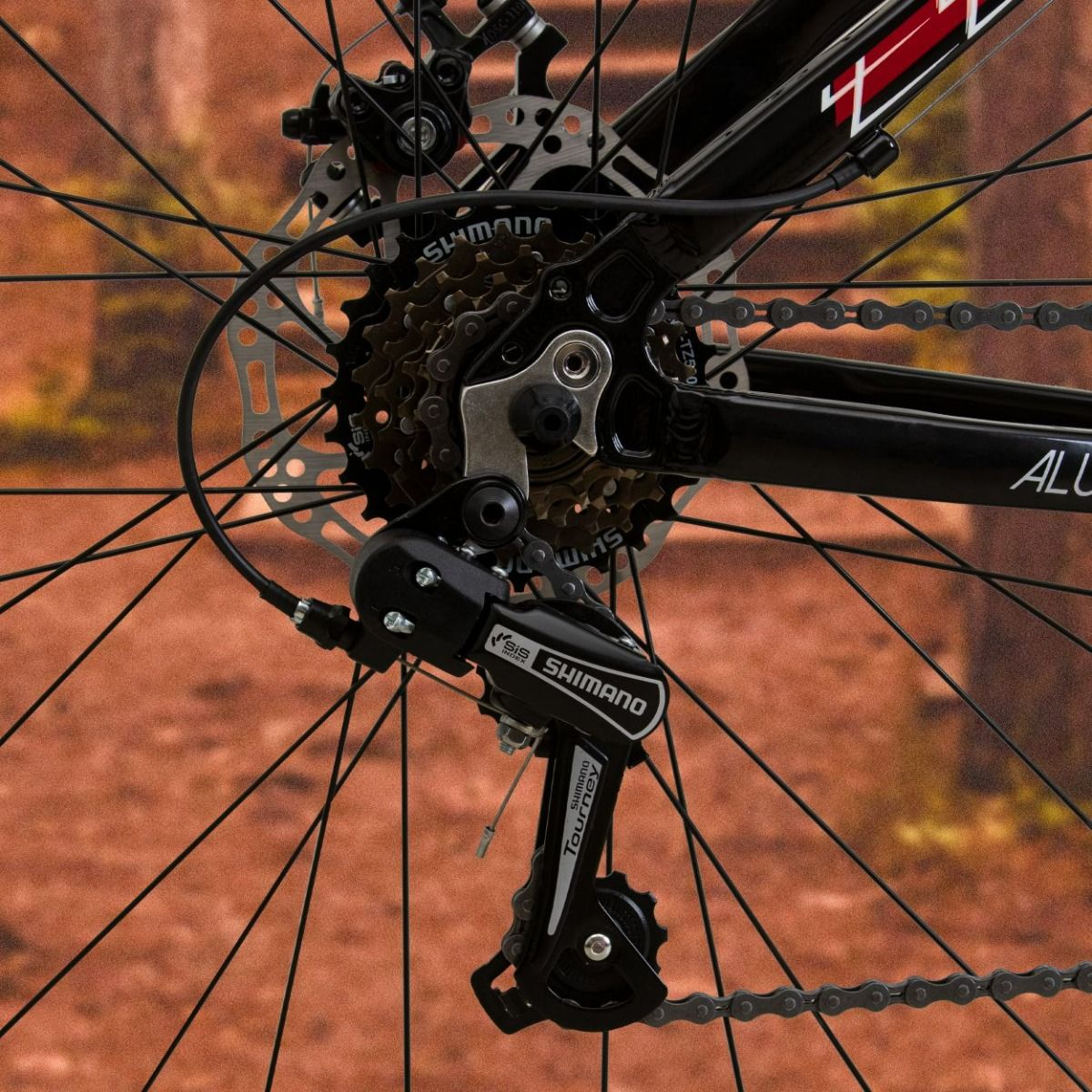 Oxford Bicicleta Aro 29 Emerald 2022 Negro/Rojo - Rideshop