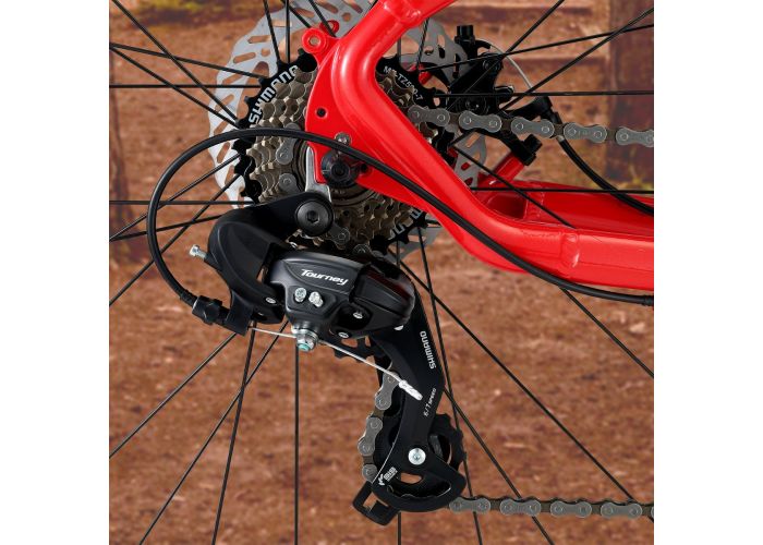 Oxford 29 Orion 4, 21V Rojo - Rideshop