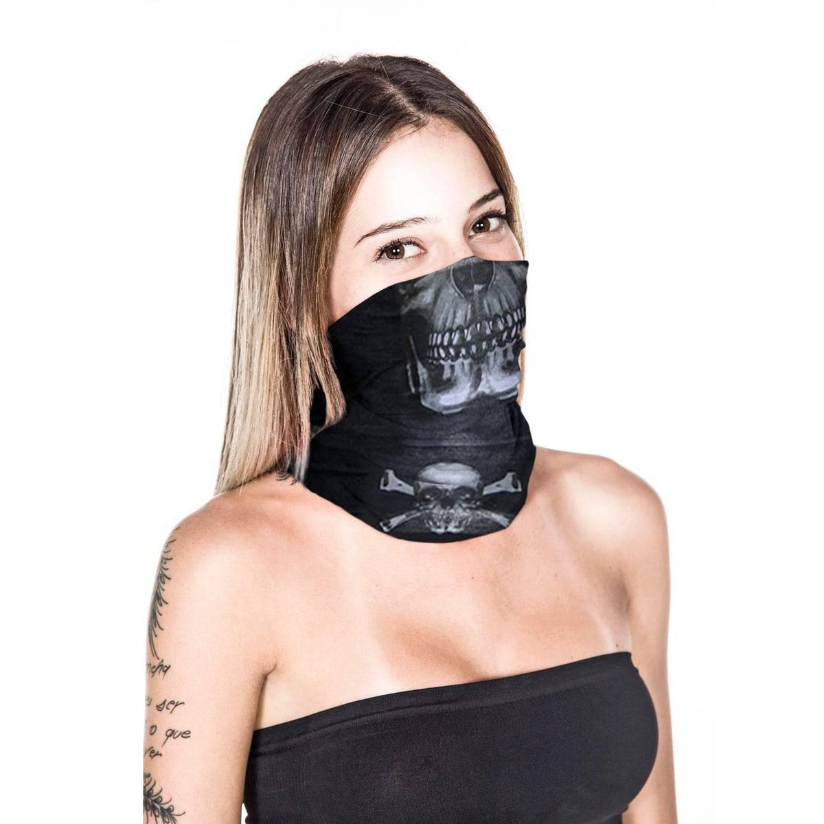 Bandana Multifuncional Protección  UV E3 -  Calavera