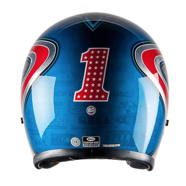 Bell Casco  Custom 500 Airtrx Heri Blu/Red-Rideshop