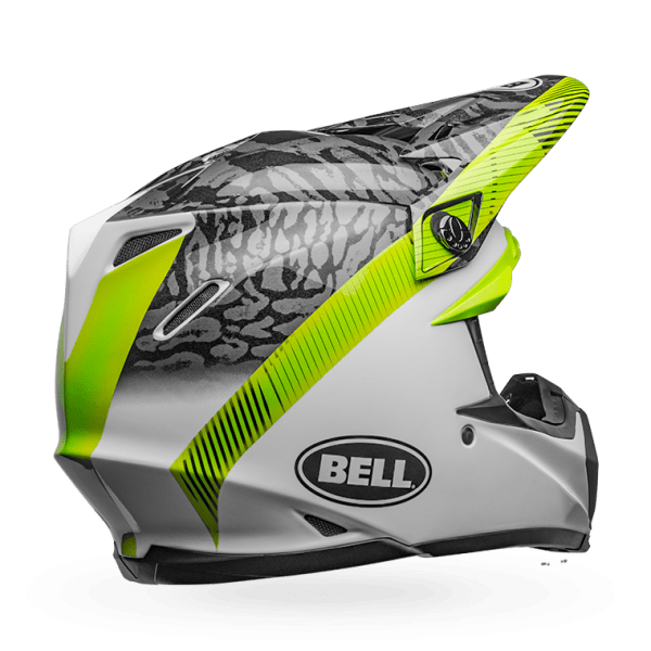 Bell Casco Moto 9 Mips Chief M/G Black/White/Green-Rideshop