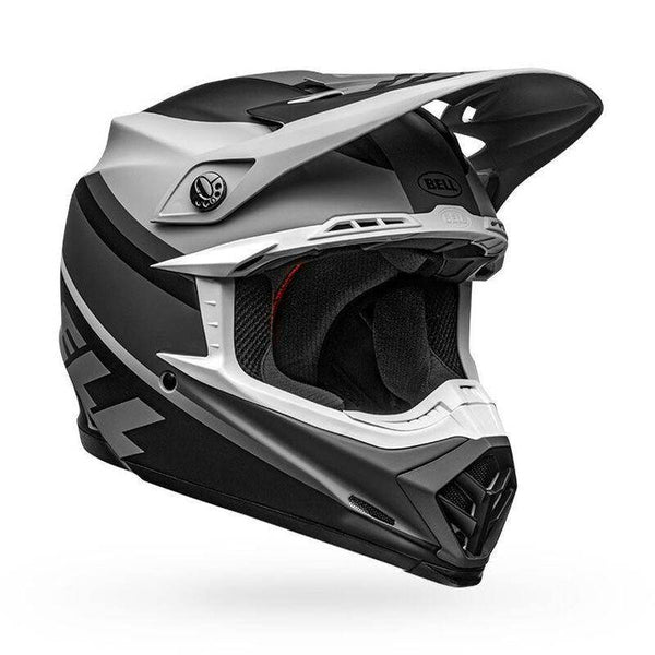 Bell Casco Moto-9 Mips Prophecy Mat White/bk/Bl - Rideshop