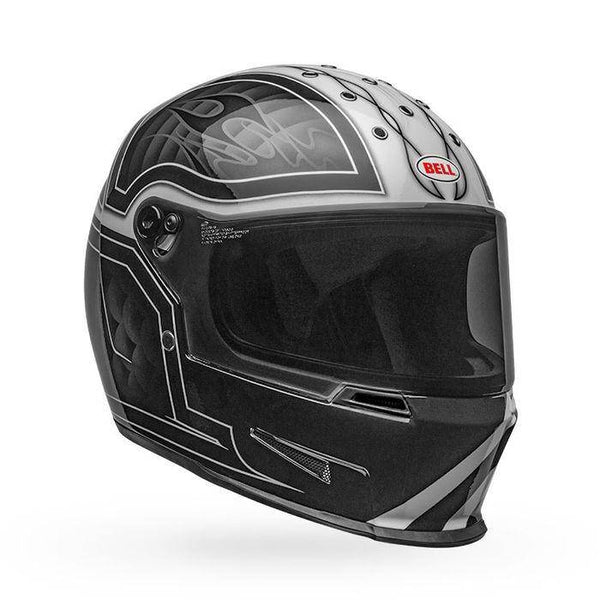 Bell Casco Moto Eliminator Outflag Black-White - Rideshop