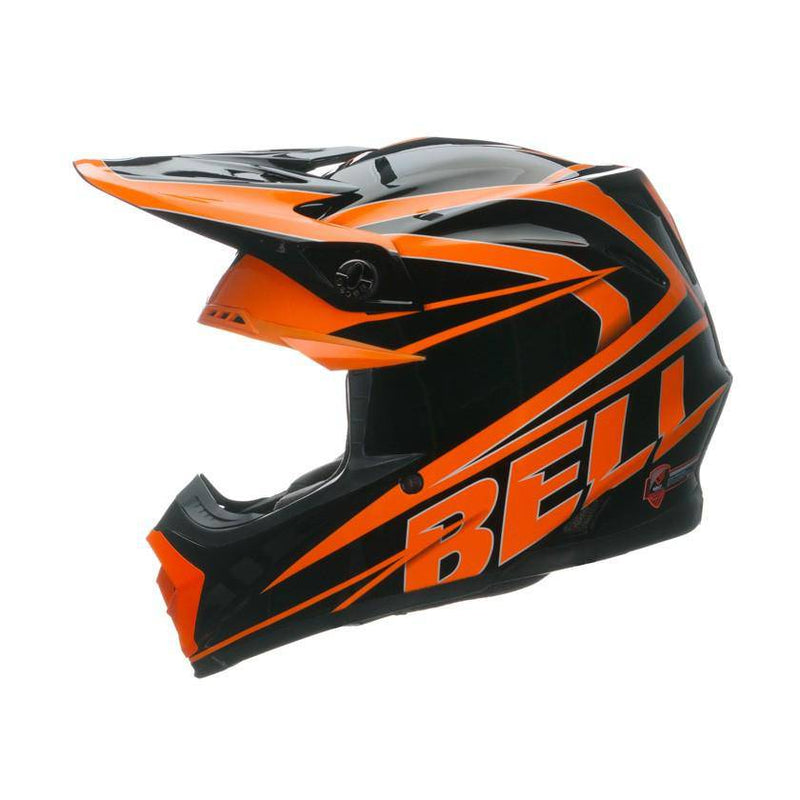 Bell Casco Moto Moto-9 Tracker Orange Blk - Large-Rideshop