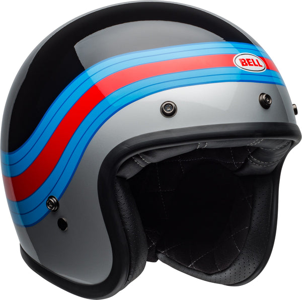 Bell Casco Moto Custom 500 Pulse Black/Blue/Red - Rideshop