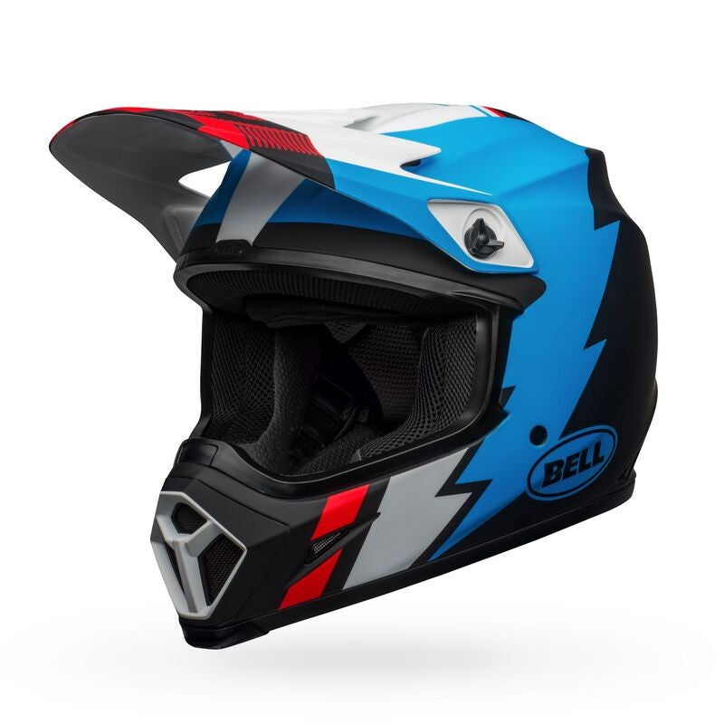 Bell Casco Mx-9 Mips Strike Black Blue White - Rideshop