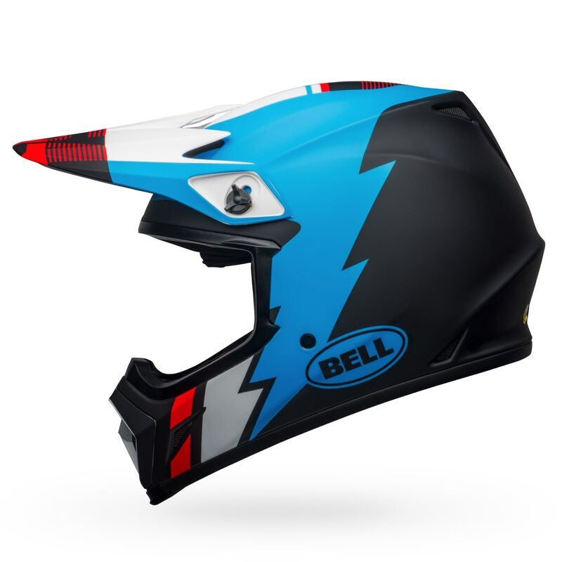 Bell Casco Mx-9 Mips Strike Black Blue White - Rideshop