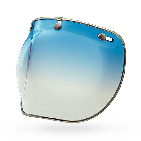 Bell VISERA 3-SNAP BUBBLE DELUXE SHLD ICE BLUE - Rideshop