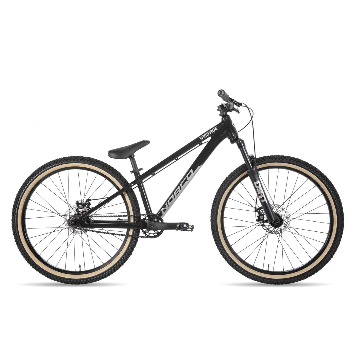 Bicicleta Rampage 2 Dirt 26" Negro/Plata Norco