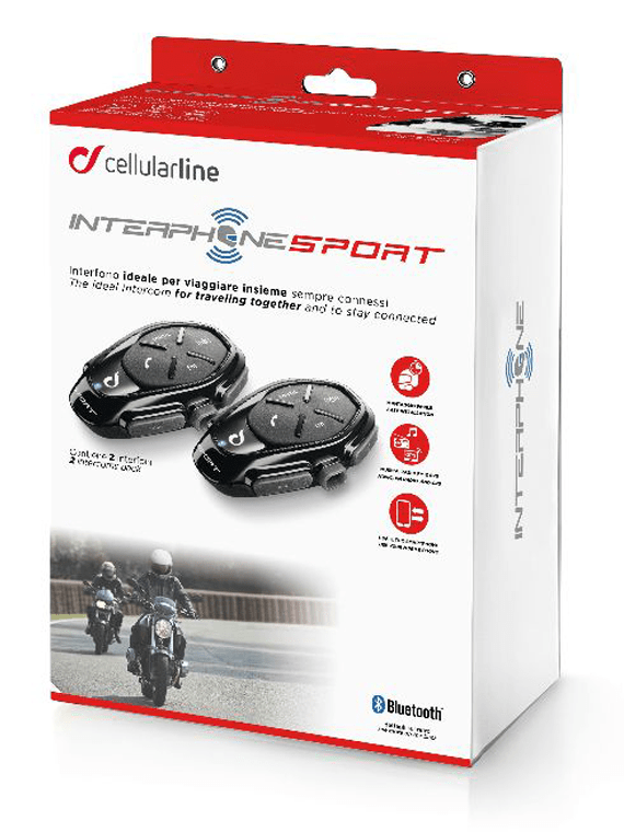 Bluetooth Cellular Line Sport Twin Pack-Rideshop