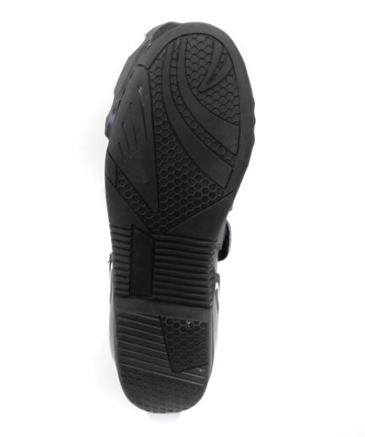 Botas Moto Qatar Negro/Blanco/Rojo KMZ - Rideshop