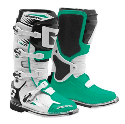 Botas de Moto Sg-10 Blanco Verde Gaerne - Rideshop