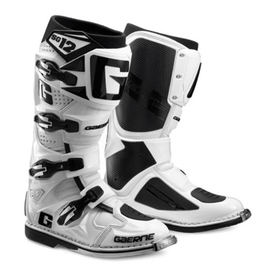 Botas de Moto Sg-12 Blanco Gaerne - Rideshop