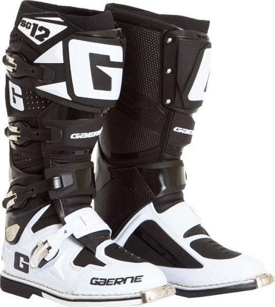 Botas de Moto Sg-12 Blanco Negro Gaerne - Rideshop