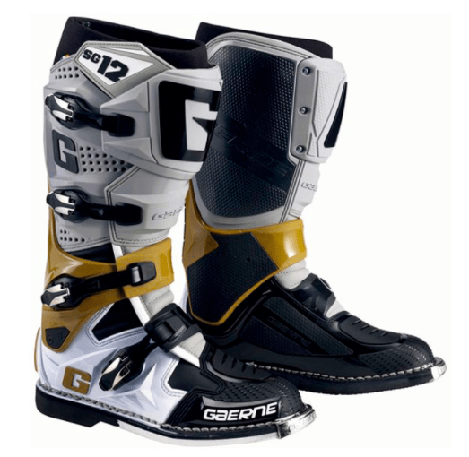 Botas de Moto Sg-12 Gris Magnesio Blanco Gaerne - Rideshop