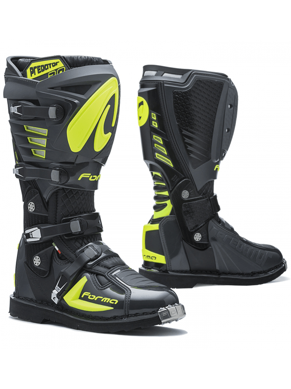 Botas Forma Predator 2.0 Anthracite/Yellow Fluor - Rideshop