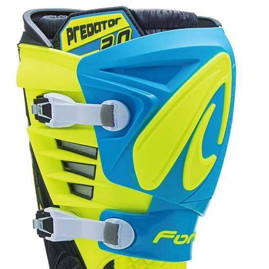 Botas Forma Predator 2.0 Light Blue Yellow Fluor - Rideshop