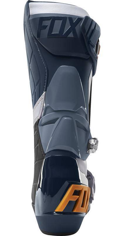 Botas Moto Comp R Azul Marino/Naranjo Fox Racing - Rideshop