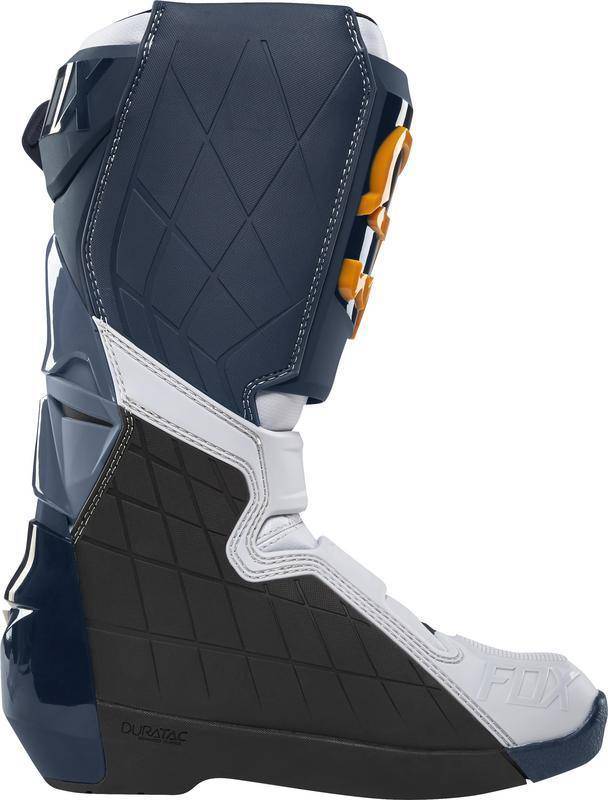 Botas Moto Comp R Azul Marino/Naranjo Fox Racing - Rideshop