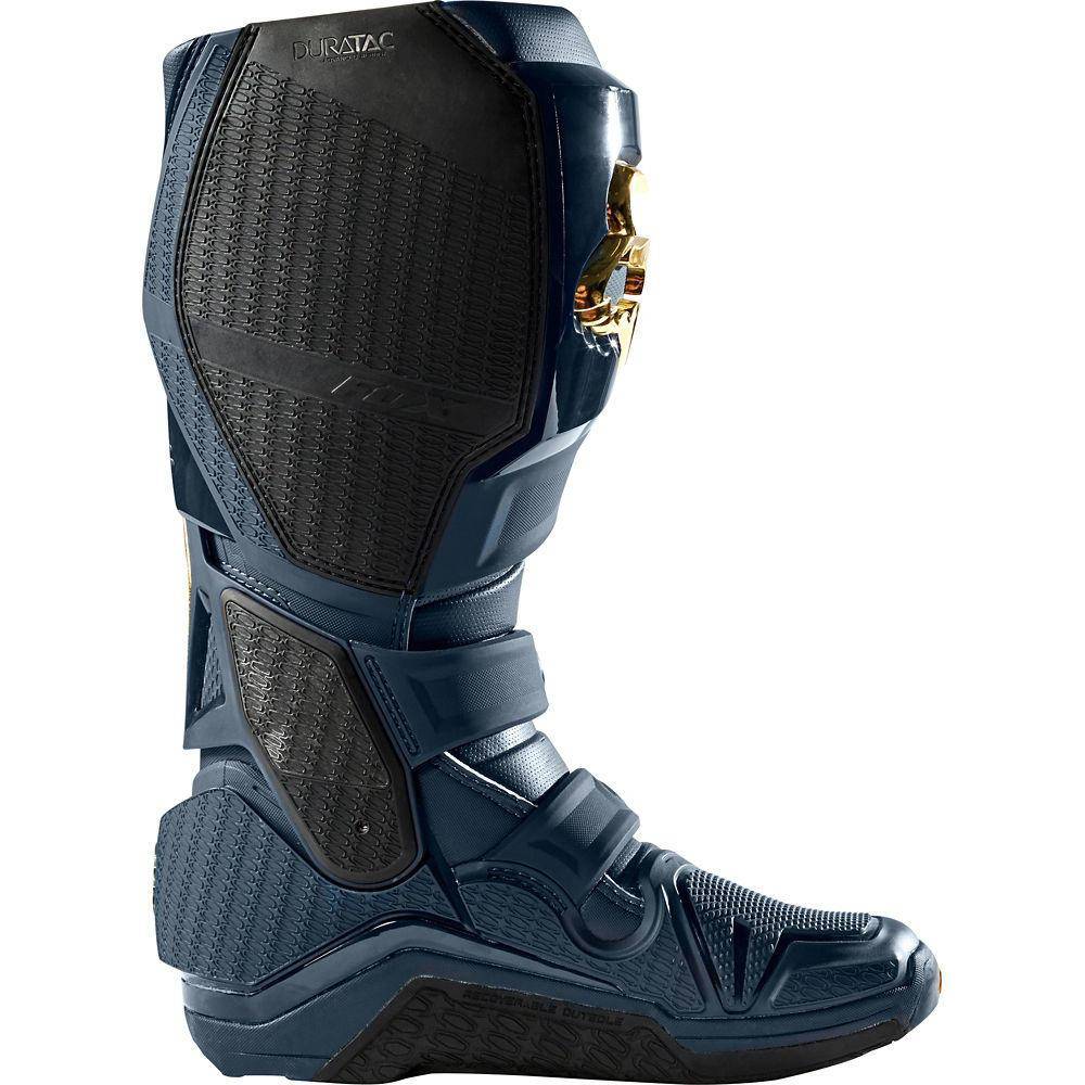 Botas Moto Instinct Boot Azul Gold Navy Fox Racing - Rideshop