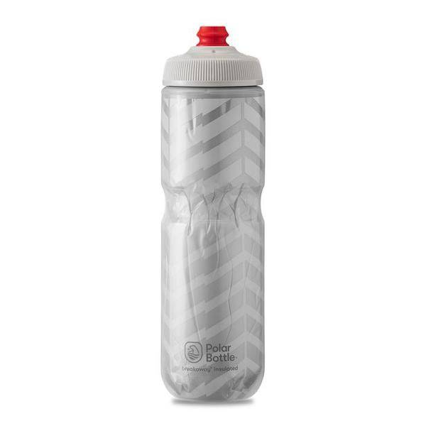 Botella Breakaway® Insulated 710 ml. Bolt White/Silver Polar - Rideshop