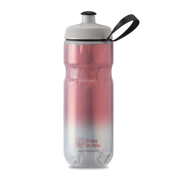 Botella Sport Insulated 516 ml. Fade Red/Silver Polar - Rideshop