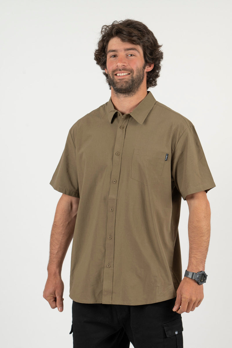 Toke Camisa Manga Corta Verde - Rideshop