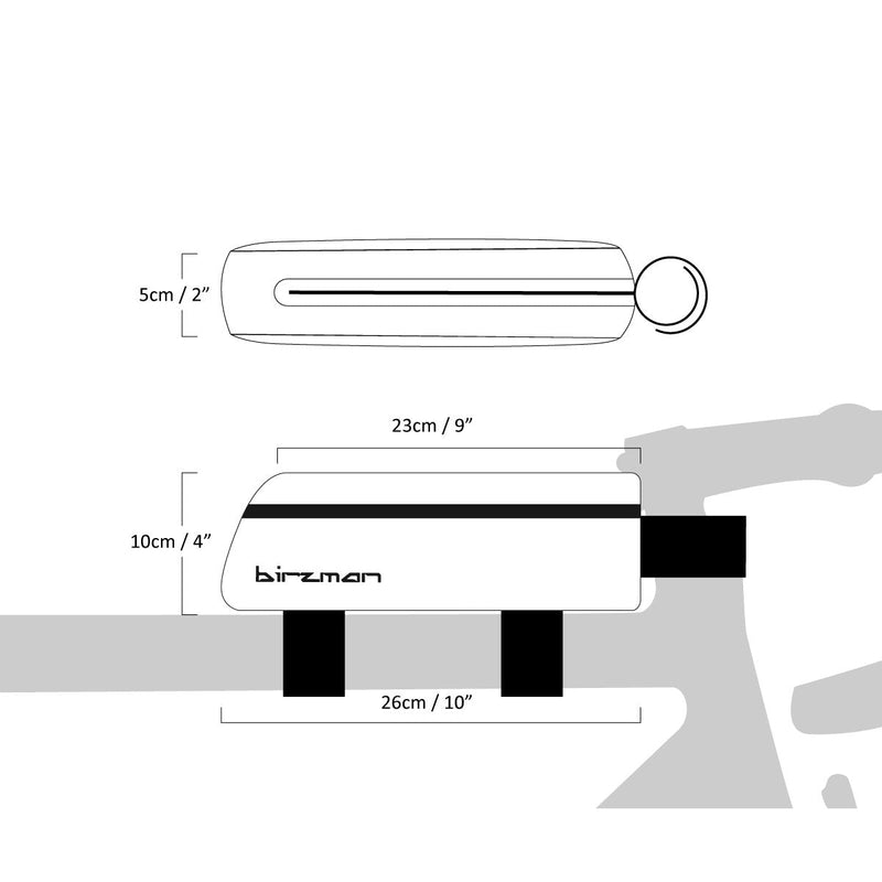 Birzman Bolso de Bicicleta para Tubo Superior Packman - Rideshop