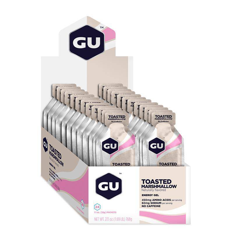 Caja de Geles Toasted Marshmallow 24 GU Energy - Rideshop