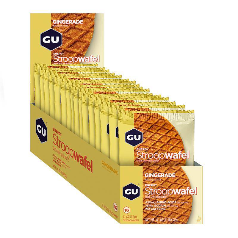 Caja de Waffles Gingerade GU Energy - Rideshop