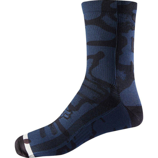 Calcetines Bicicleta M 8" Print Azul Fox.-Rideshop