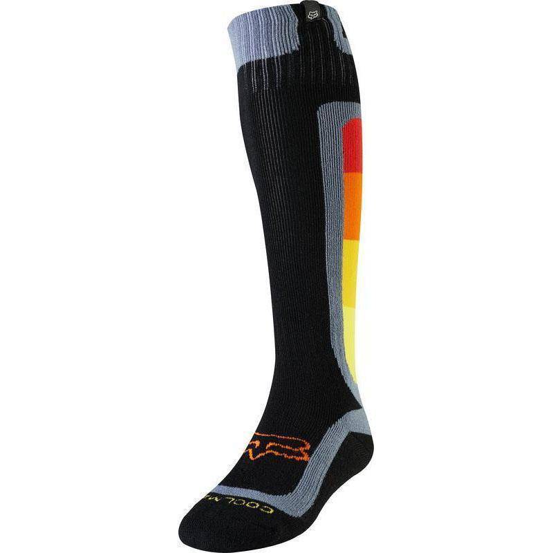 Calcetines Moto Coolmax Thin - Murc Azul Acero Fox Racing - Rideshop