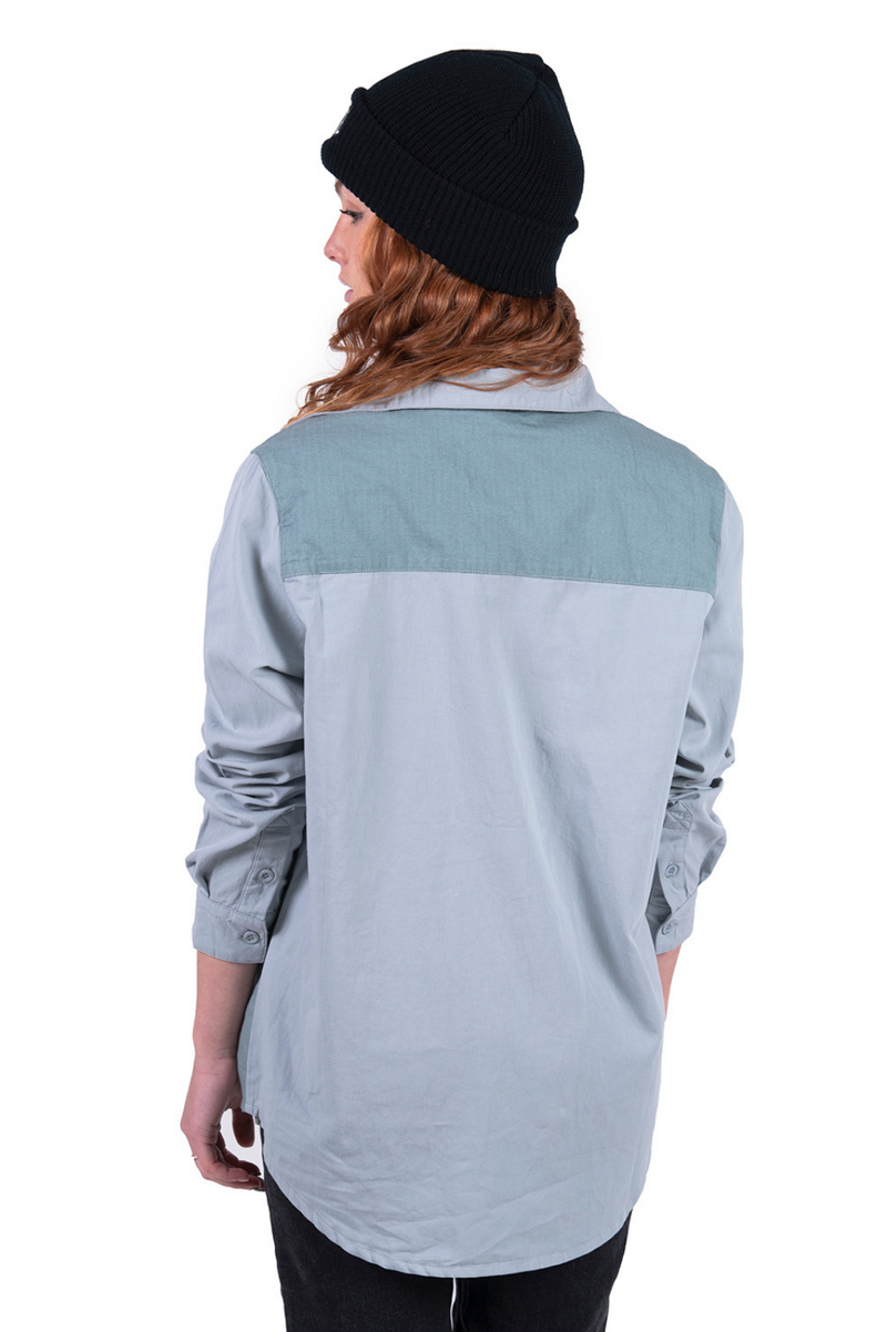 Toke Camisa Algodón Mujer Azul - Rideshop