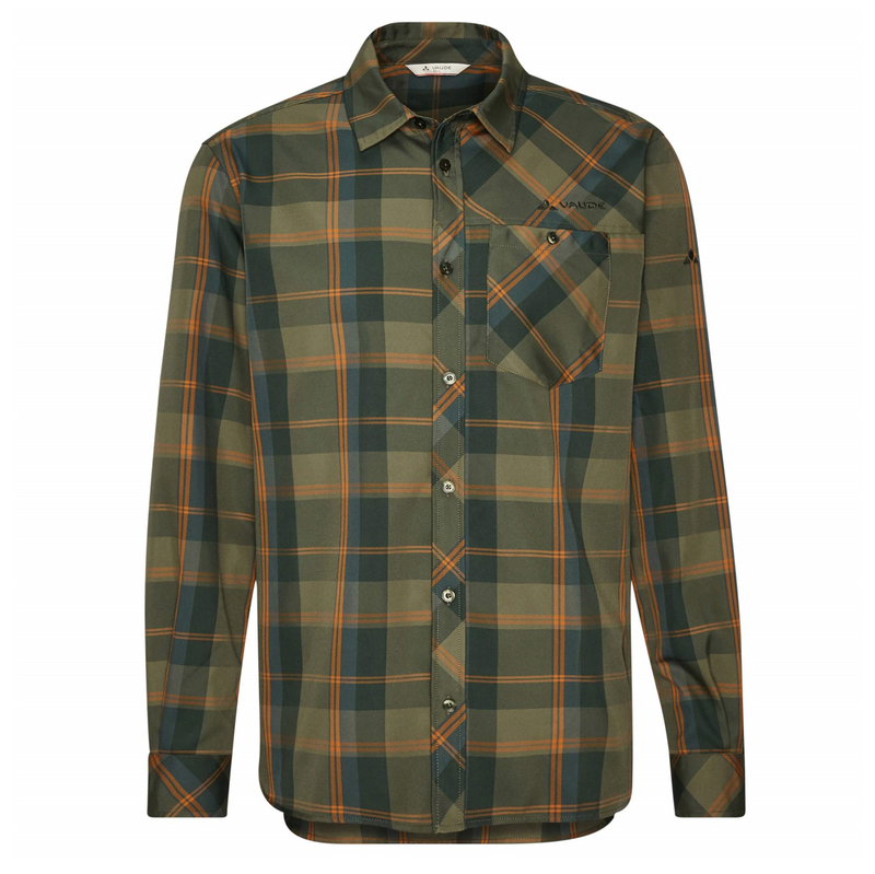 Vaude Camisa LS Neshan IV – Verde - Rideshop