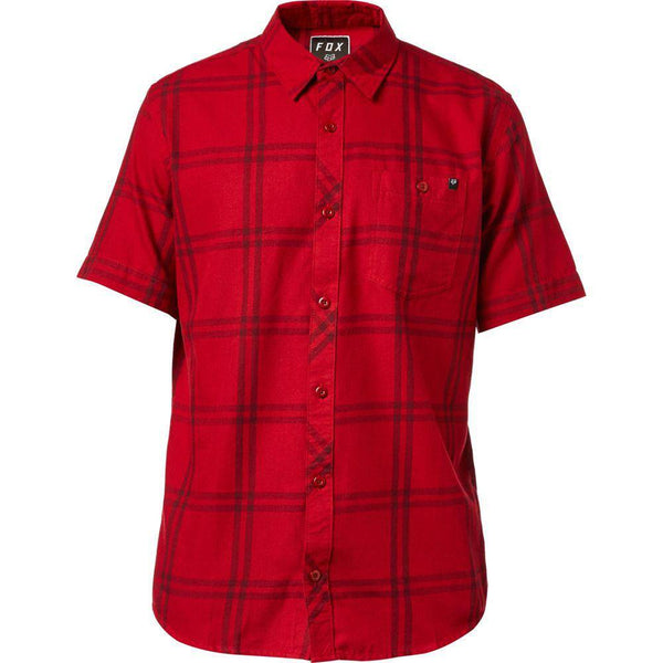 Camisa Lifestyle Brake Check Rojo Fox Racing- - Rideshop