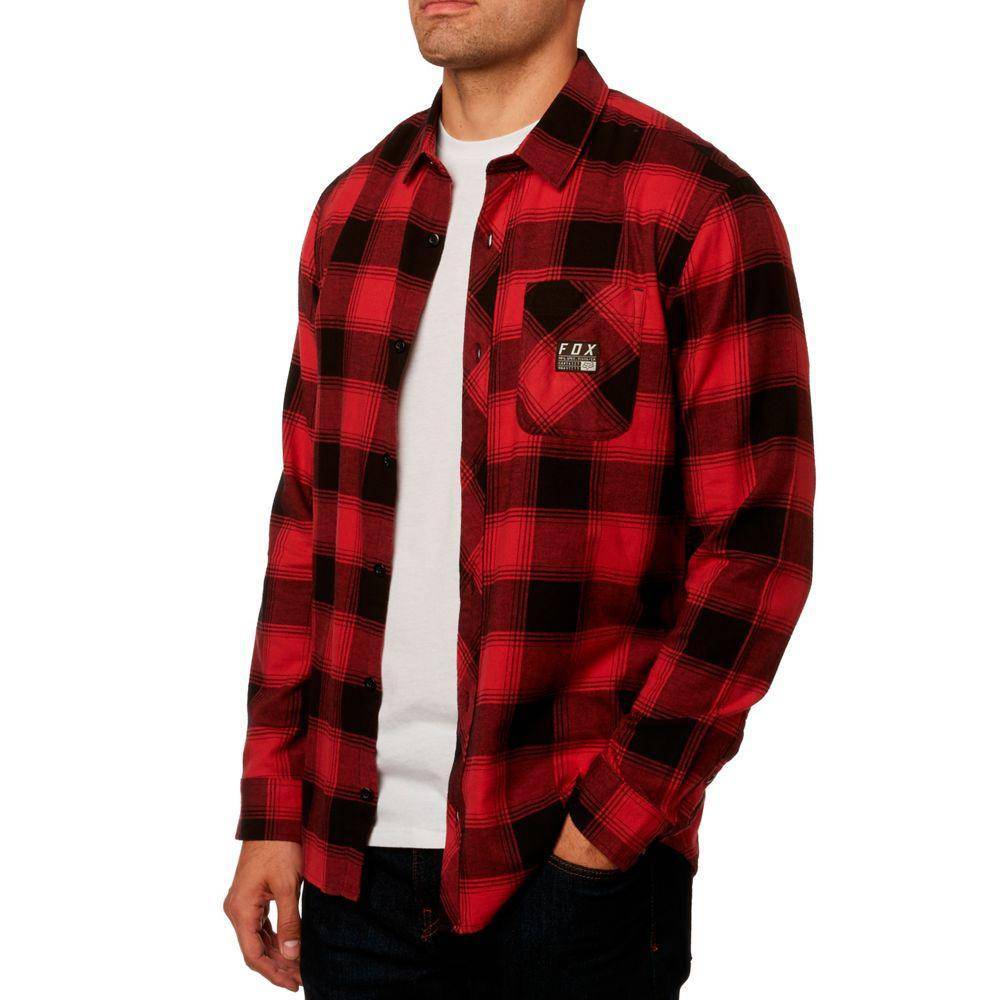 Camisa Lifestyle Longview Ligera Rojo Fox Racing. - Rideshop