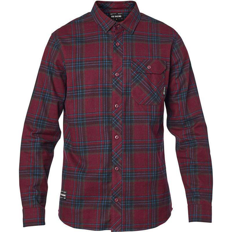 Camisa Lifestyle Manga Larga Gamut Stretch Rojo Fox-Rideshop