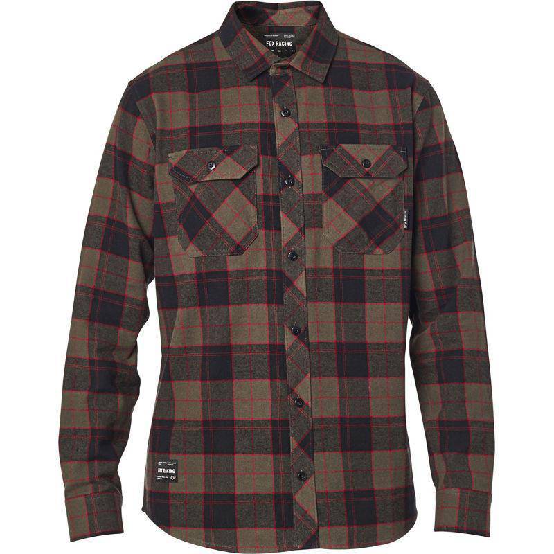 Camisa Lifestyle Manga Larga Traildust 2.0 Gris Fox-Rideshop