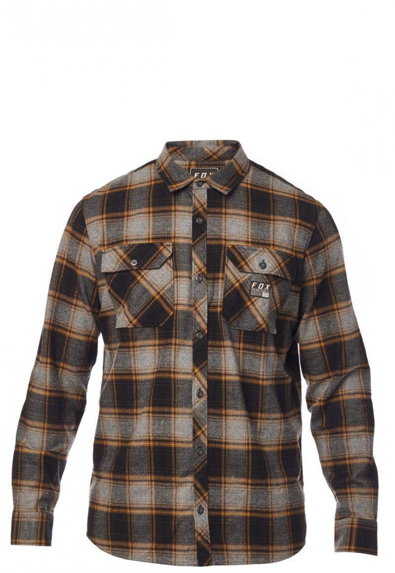 Camisa Lifestyle Traildust Flannel Grafito Fox-Rideshop