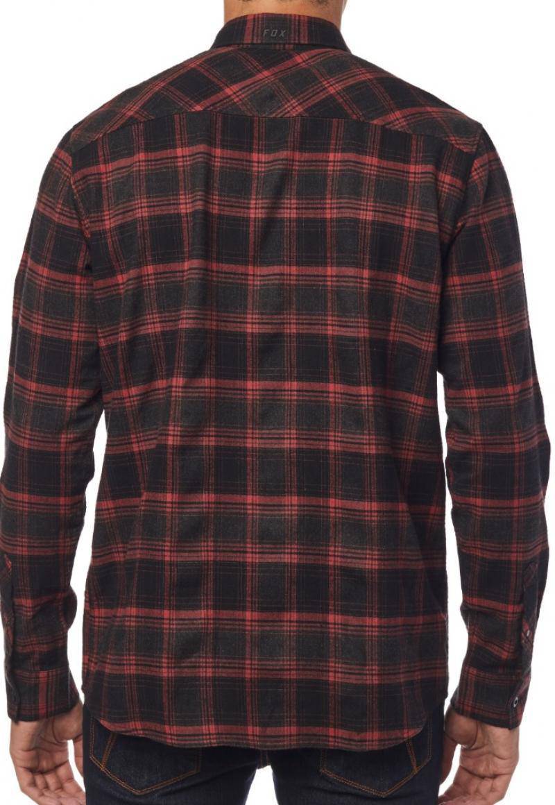 Camisa Lifestyle Traildust Flannel Rojo Fox Racing - Rideshop