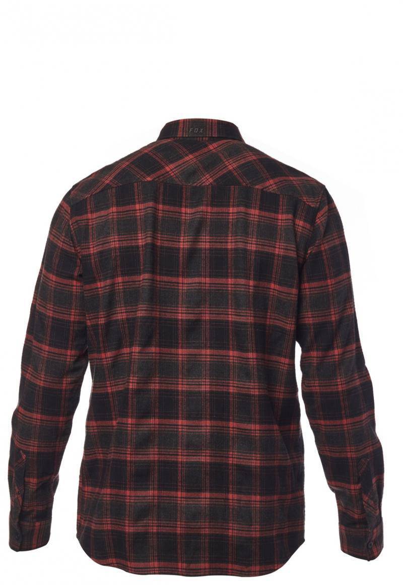 Camisa Lifestyle Traildust Flannel Rojo Fox Racing - Rideshop
